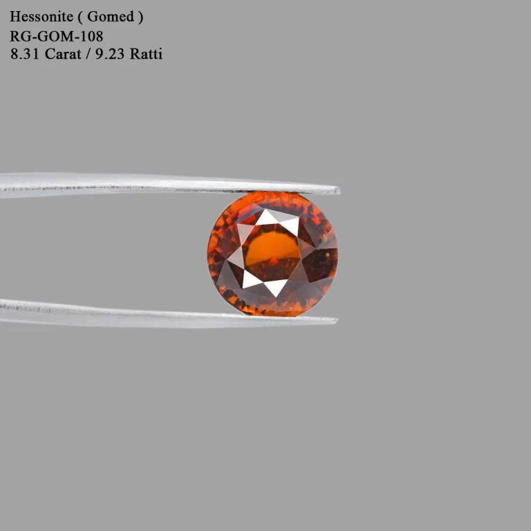 8.31 Carats Hessonite Garnet ( 9.23 Ratti Gomed ) 2