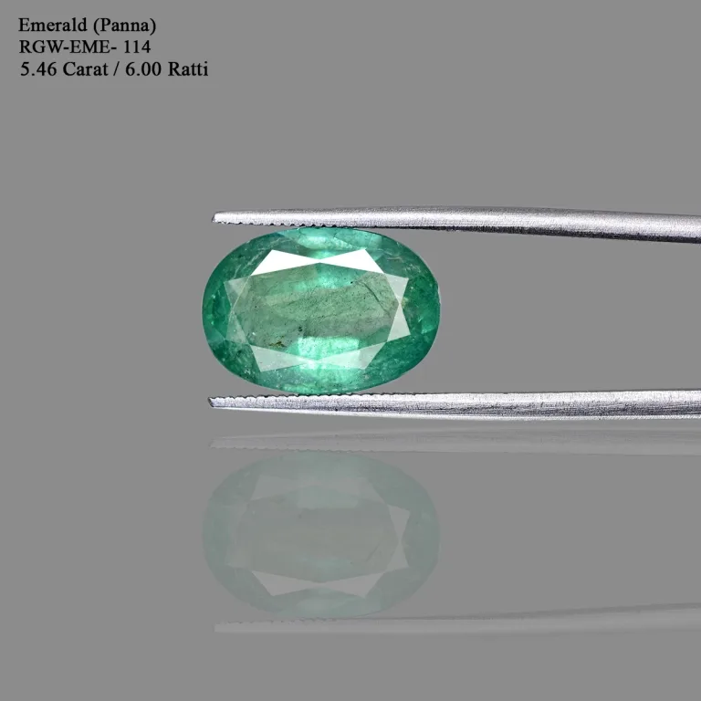 5.46 Carats Emerald ( 6 Ratti Panna ) 2