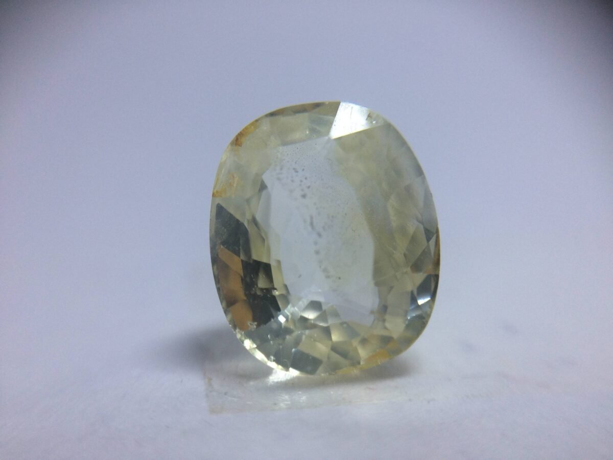 5.52 Carats Yellow Sapphire ( 6.13 Ratti Pukhraj ) 1