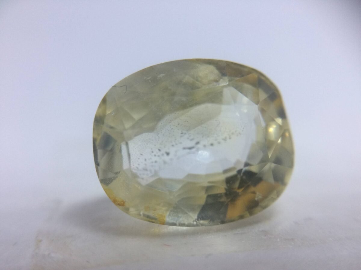 5.52 Carats Yellow Sapphire ( 6.13 Ratti Pukhraj ) 2