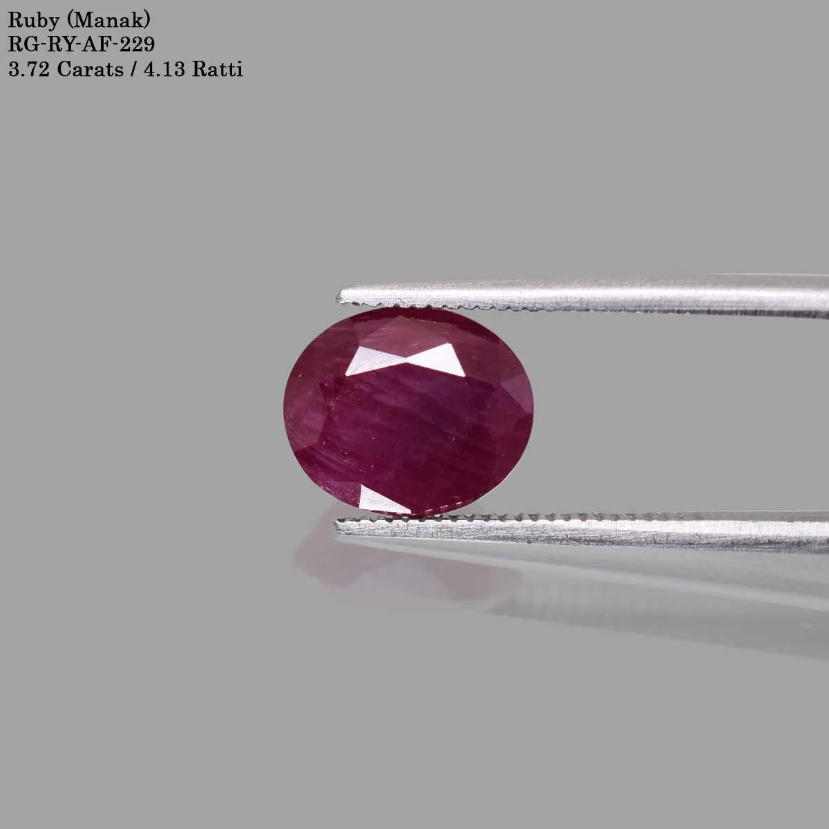 3.72 Carats Ruby ( 4.13 Ratti Manak ) 2