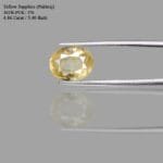 4.86 Carats Yellow Sapphire ( 5.4 Ratti Pukhraj )