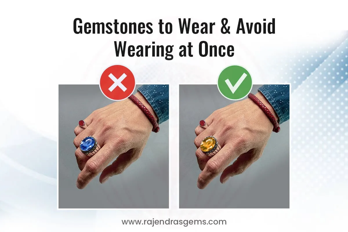 Which gemstones can be worn together