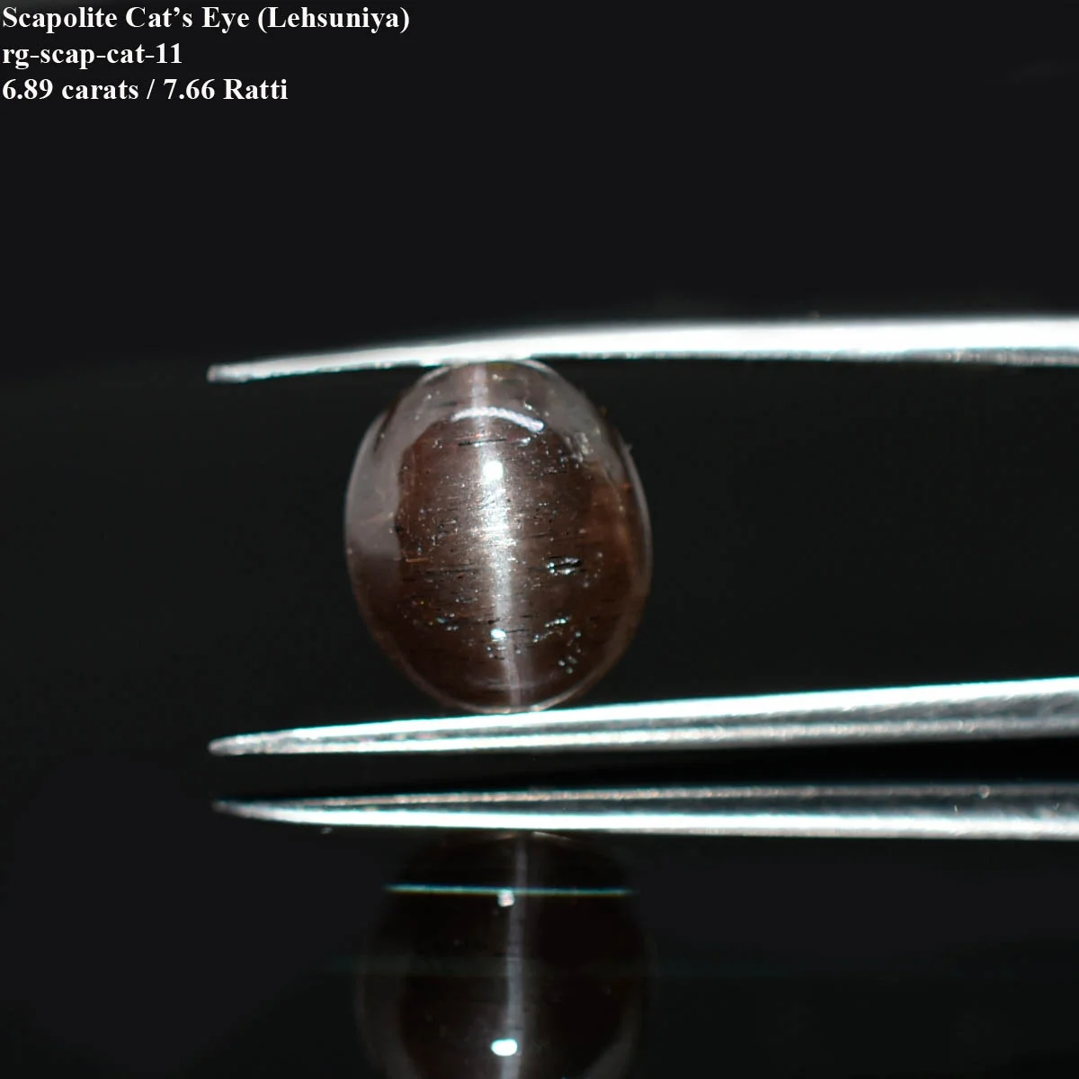 6.89 Carats Scapolite Cat's Eye ( 7.65 Ratti Lehsunia ) 2