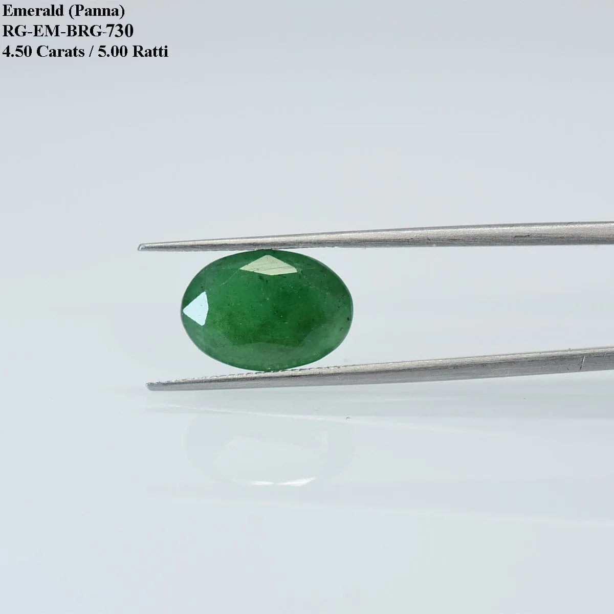 4.5 Carats Brazilian Emerald ( 5 Ratti Panna ) 2