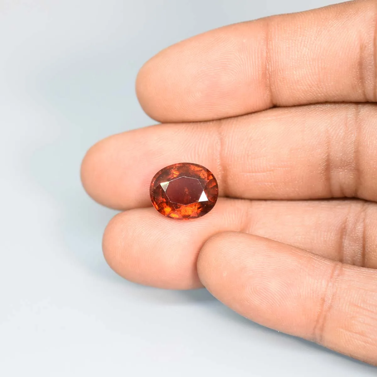 6.02 Carats Hessonite Garnet ( 6.69 Ratti Gomed ) 4