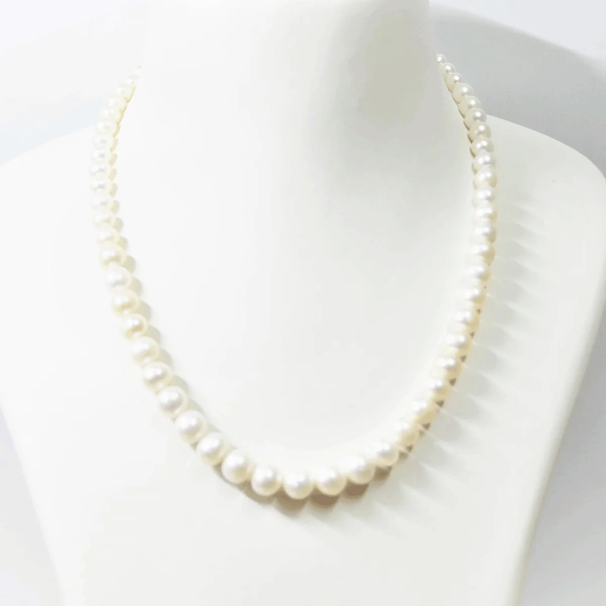 Real Pearl Necklace ( Moti Mala Original ) with Lab Certificate 6