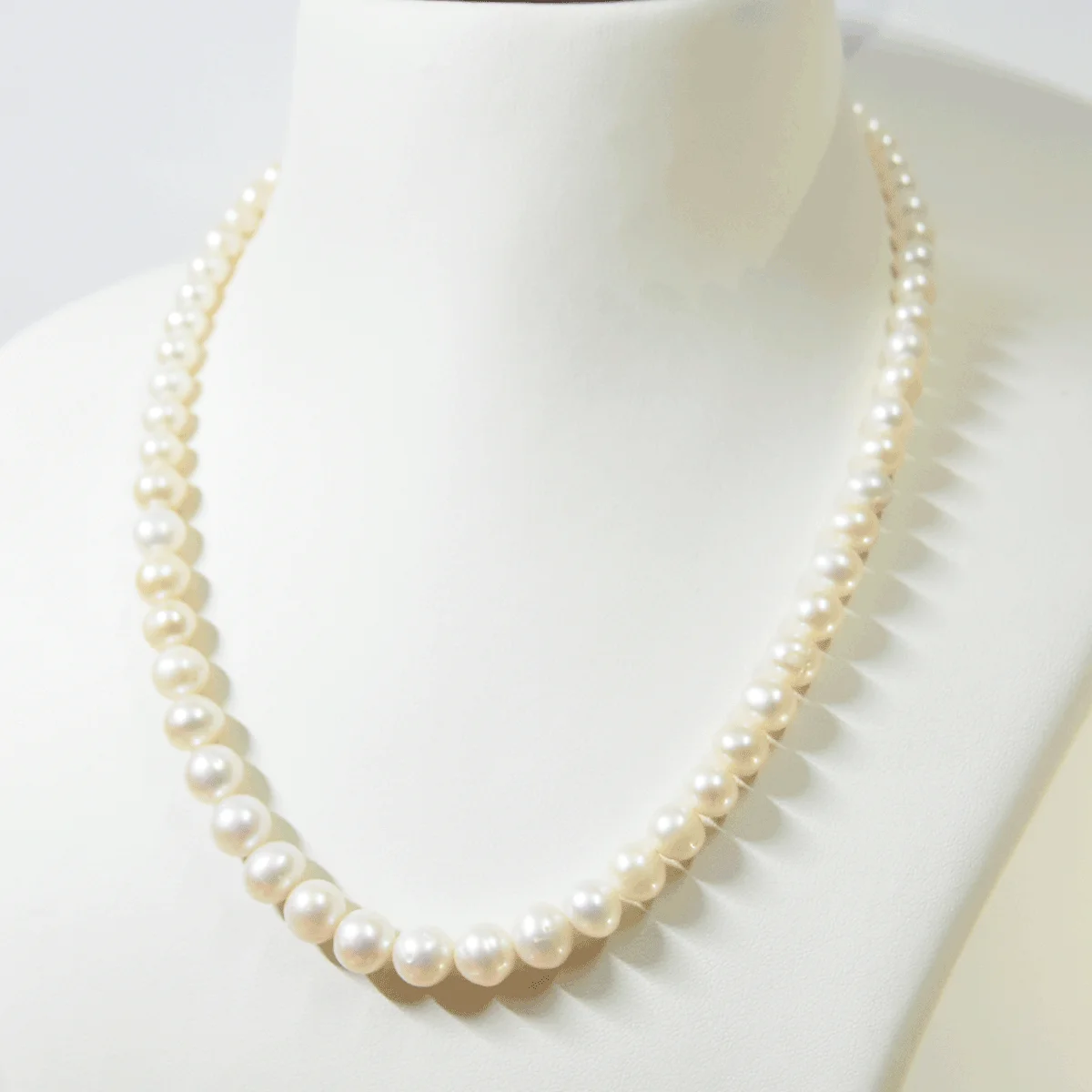 Real Pearl Necklace ( Moti Mala Original ) with Lab Certificate 8