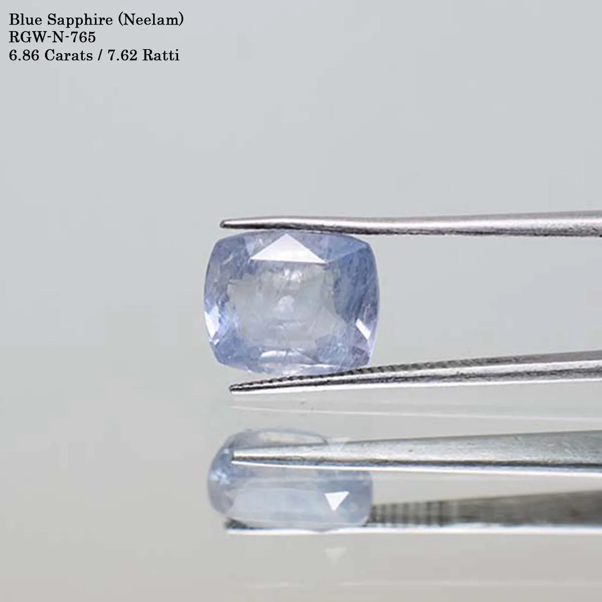 6.86 Carats Blue Sapphire ( 7.62 Ratti Neelam ) 1