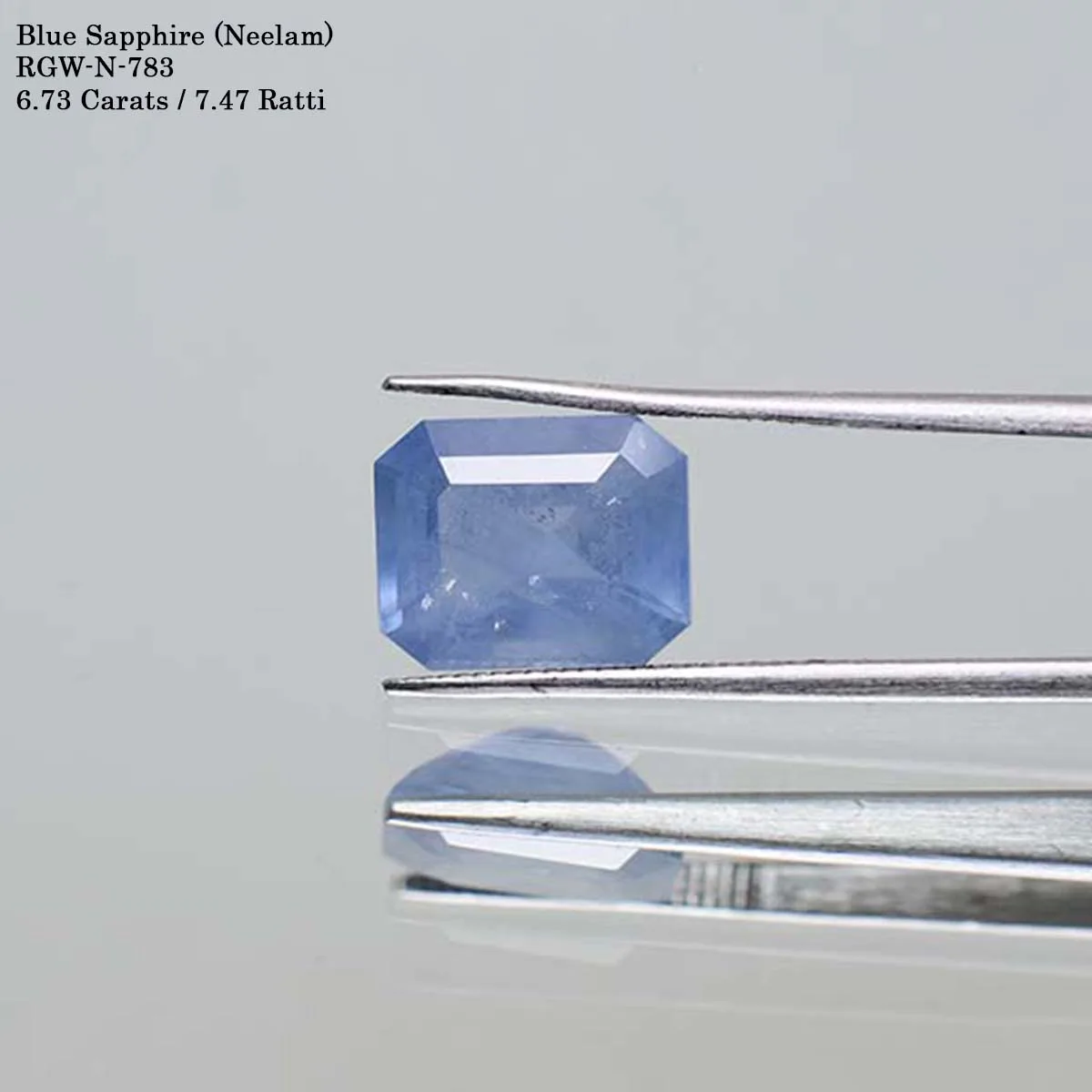 6.73 Carats Blue Sapphire ( 7.48 Ratti Neelam ) 1