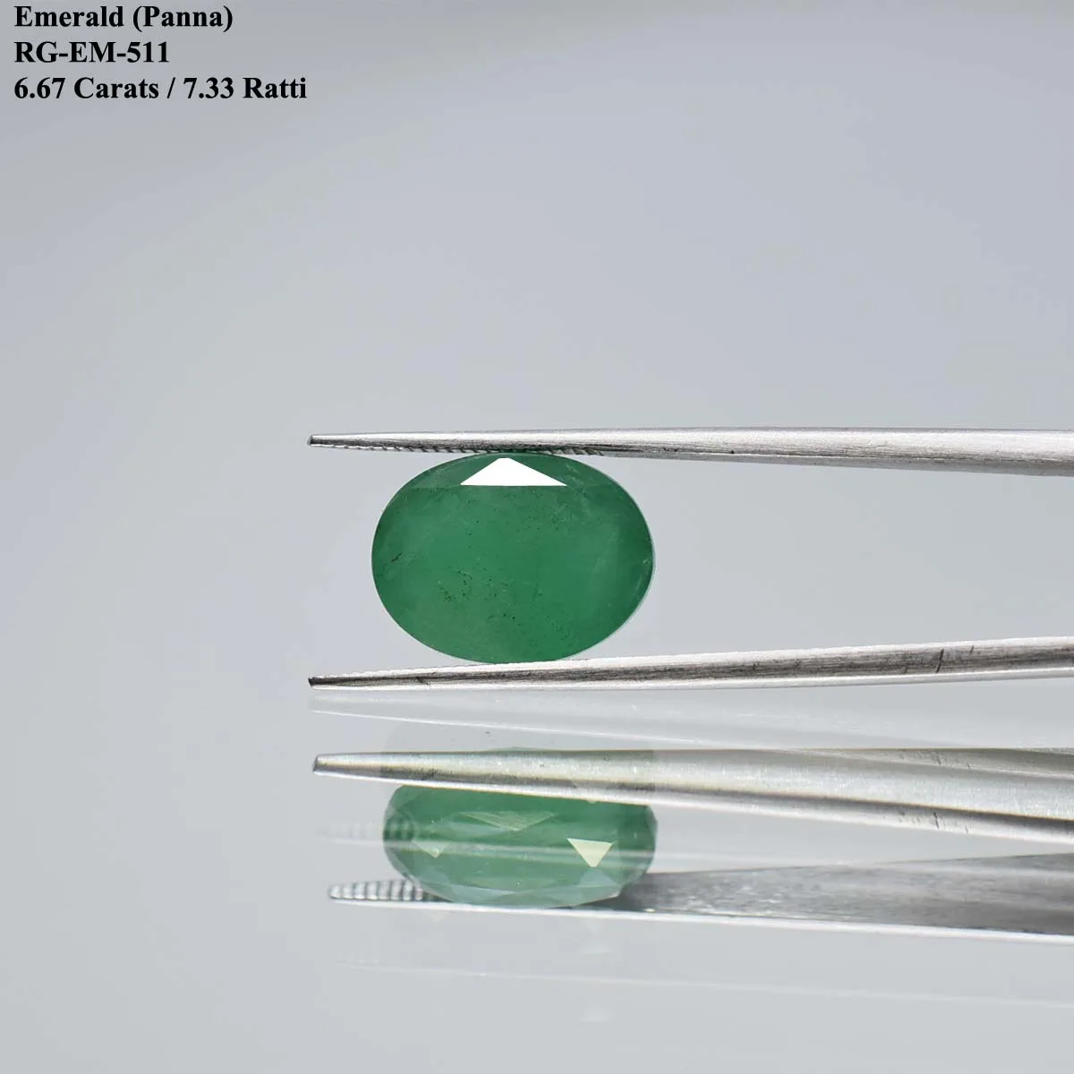 6.67 Carats Emerald ( 7.41 Ratti Panna ) 2