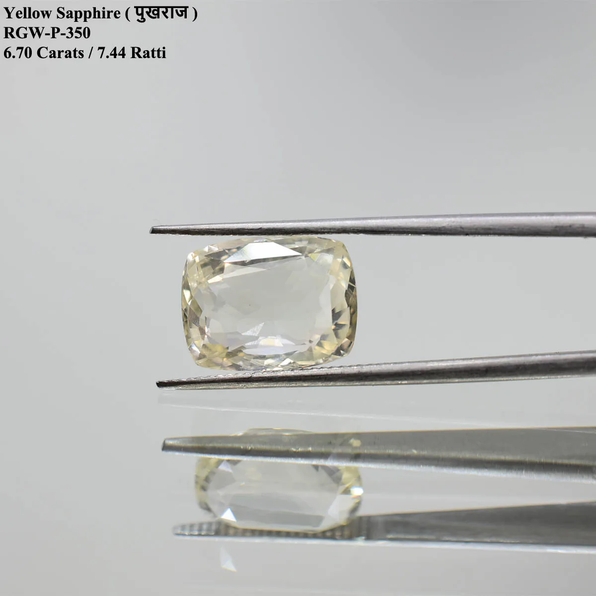 6.7 Carats Yellow Sapphire ( 7.44 Ratti Pukhraj ) 1