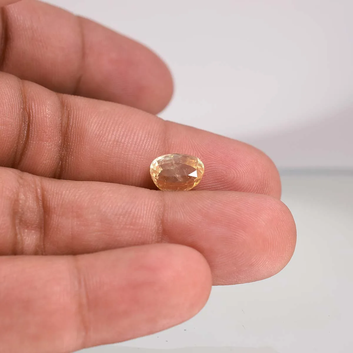 4.11 Carats Yellow Sapphire ( 4.57 Ratti Pukhraj ) 3