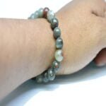 Natural African Bloodstone Genuine Healing Beaded Stretch Bracelet