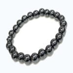 Hematite Gemstone Round Beaded Stylish Bracelet For Men & Women