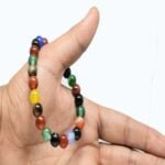 Multi Onyx Stylish Gemstone Round Beaded Bracelet For Men & Women