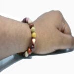 Handmade Mookaite Gemstone 8mm Healing Round Beads Bracelet