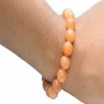 Orange Jasper Gemstone Beaded Bracelet For Men & Women