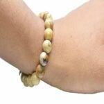 Picture Jasper 8mm Gemstone Natural Beaded Unisex Bracelet