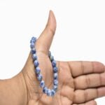 Sodalite Bracelet 8mm Gemstone Natural Beaded Unisex Bracelet