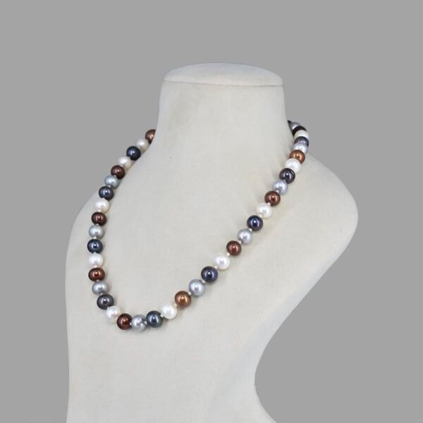 Freshwater Pearl Moti Mala Necklace (Single Line Multi Colour )