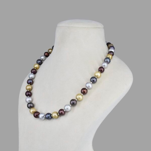 Freshwater Pearl Moti Mala Necklace (Single Line Multi Colour )