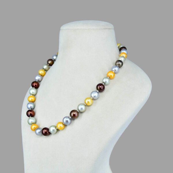 Freshwater Pearl Moti Mala Necklace (Single Line Multi Colour )