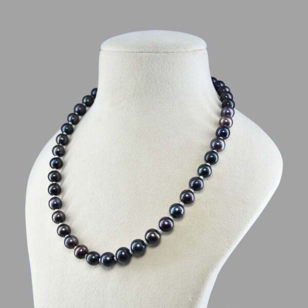 Original Black Spinel Pearl Necklace ( Single Line )