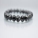 Snowflake Stylish Gemstone Round Beaded Bracelet For Men & Women