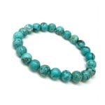 Turquoise Howlite Gemstone Beaded Bracelet For Men & Women