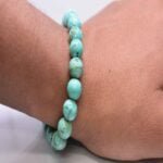 Turquoise Howlite Gemstone Beaded Bracelet For Men & Women