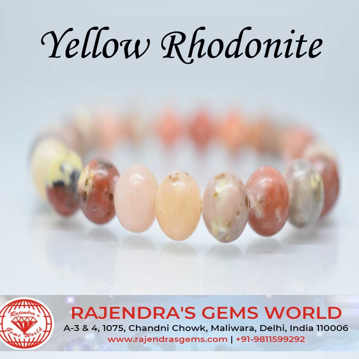 Rhodonite Chip Stone Bracelet – Sedona Hawaii